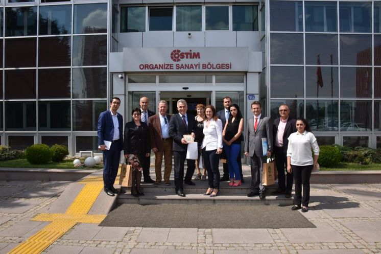 Среща в Индустриалната зона OSTIM (Ortadoğu Sanayi ve Ticaret Merkezi, OSTİM).